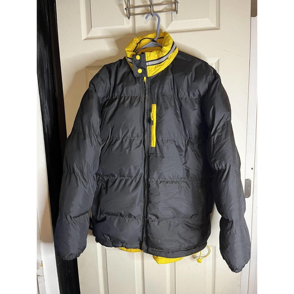 Pacific Flyer Men's Black Bomber Jacket Large